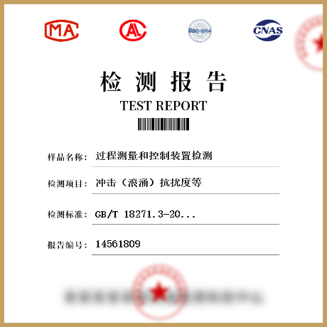 過程測(cè)量和控制裝置檢測(cè)